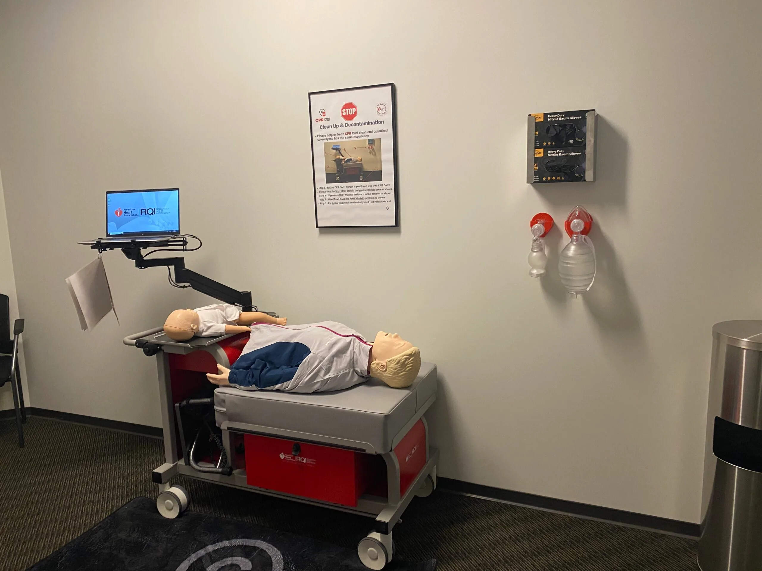 CPR Cart in San Diego certification center