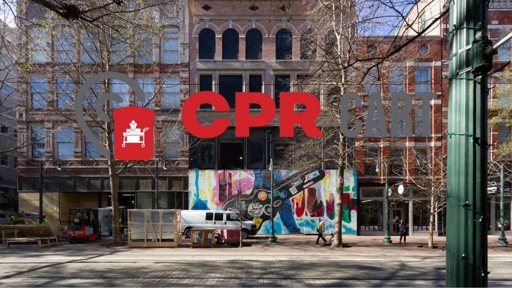 CPR Cart Downtown Memphis