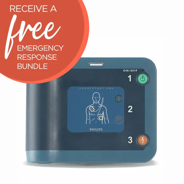 Philips HeartStart FRx AED Defibrillator with SMART Pads II