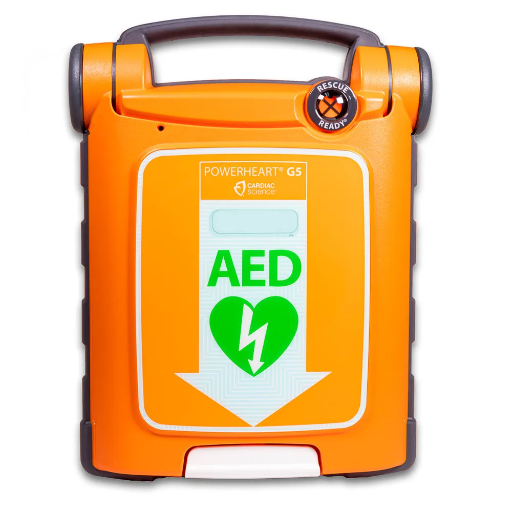 Powerheart G5 AED Defibrillator with IntelliSense ICPR Feedback Pads