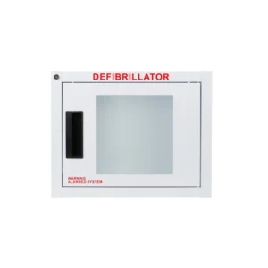 Universal AED Wall Cabinet with Alarm Fits Most AEDs