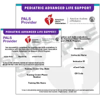 PALS Provider eCard