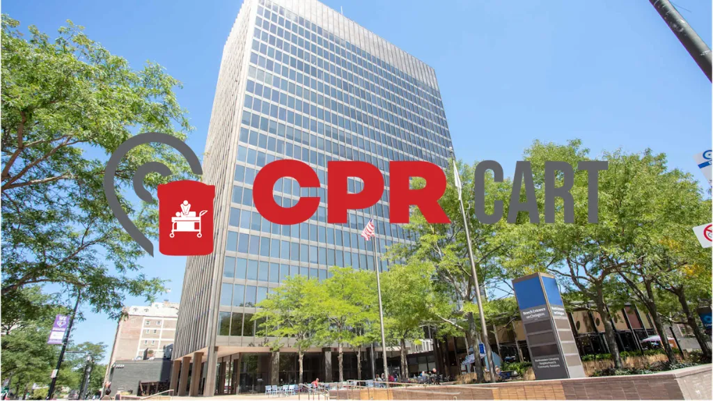 CPR Cart Downtown Evanston